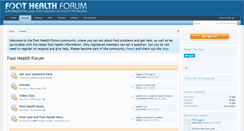 Desktop Screenshot of foot-health-forum.com